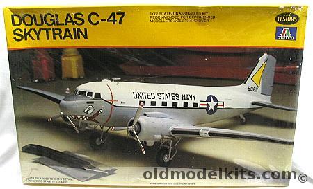Testors 1/72 Douglas R4D / C-47 Skytrain / Dakota Mk III (DC-3) - US Navy / USAAF 'Swamp Rat' / RAF European Theater, 871 plastic model kit